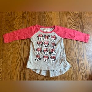 Disney Minnie 3/4 sleeve Baby girls shirt